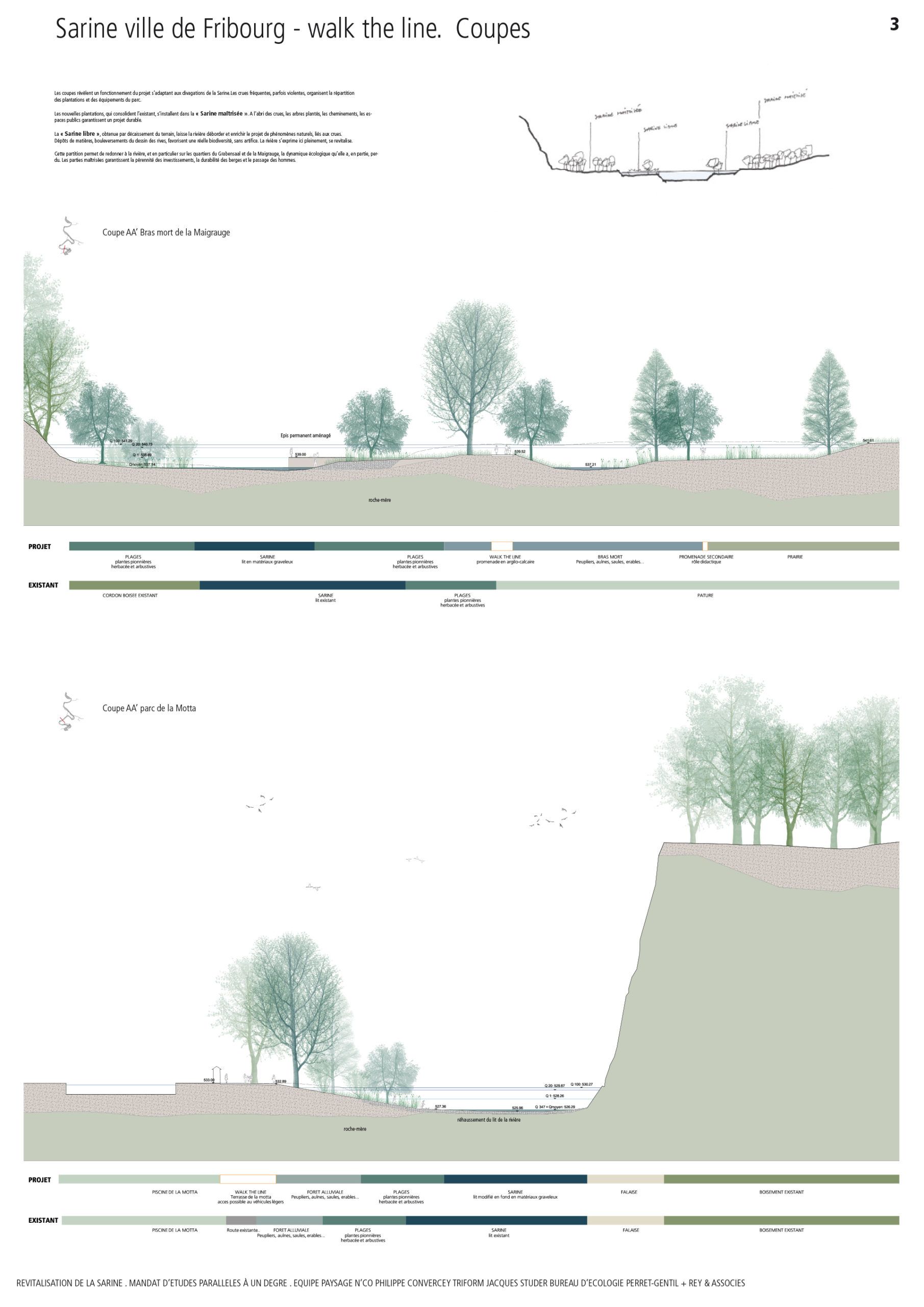 paysage-urbanisme-territoire-concours-mep-walk-the-line-revitalisation-renaturation-riviere-sarine-fribourg-image-directrice-aménagement-crue-berge-rive-plantation-végétation-écologie-biodiversité-durabilité-masterplan-plan