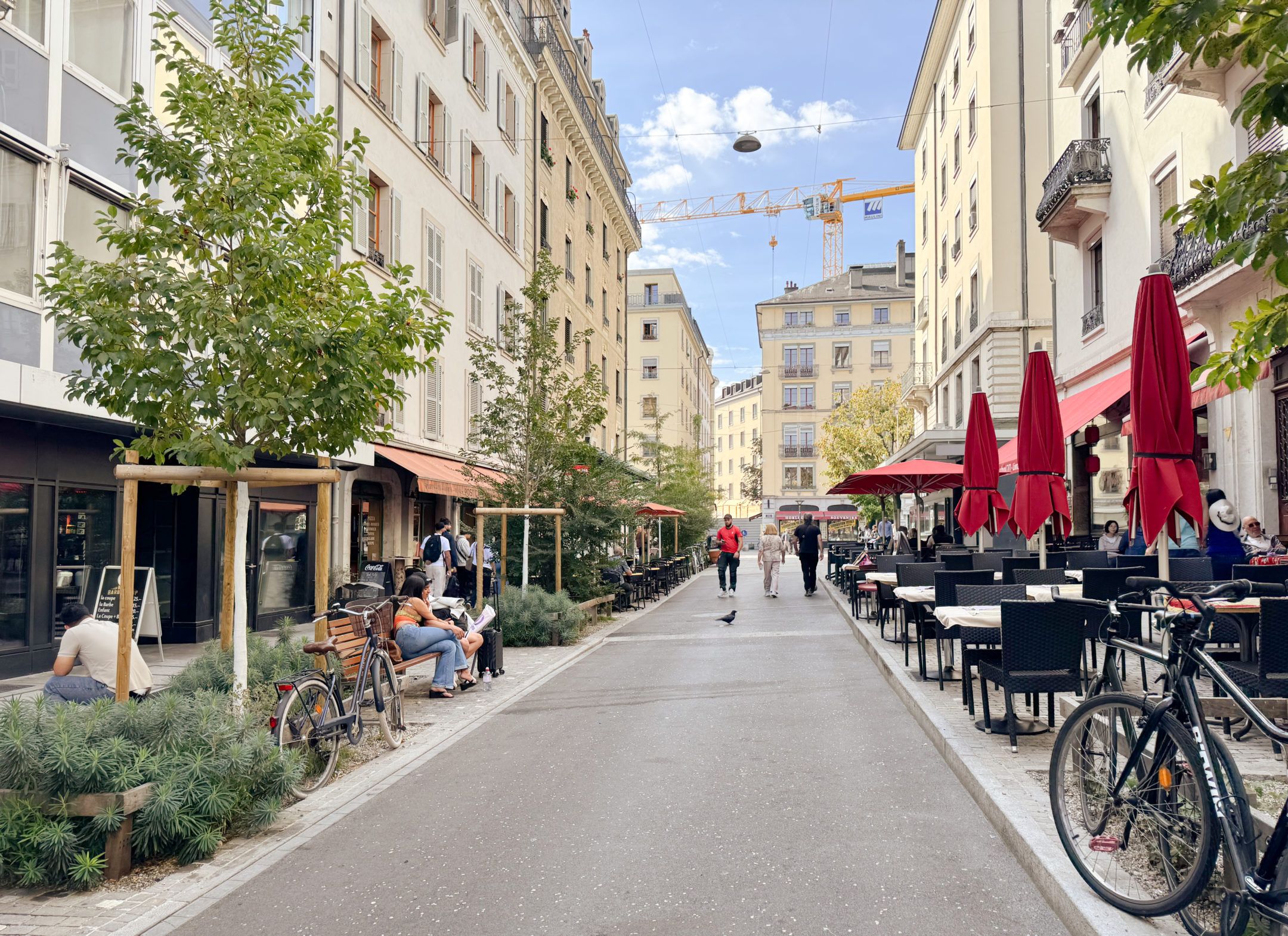 Rue Chaponnière et rue de Fribourg